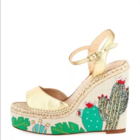 Limited Edition Kate Spade Dallas Cactus Wedge - Picture 5 of 5